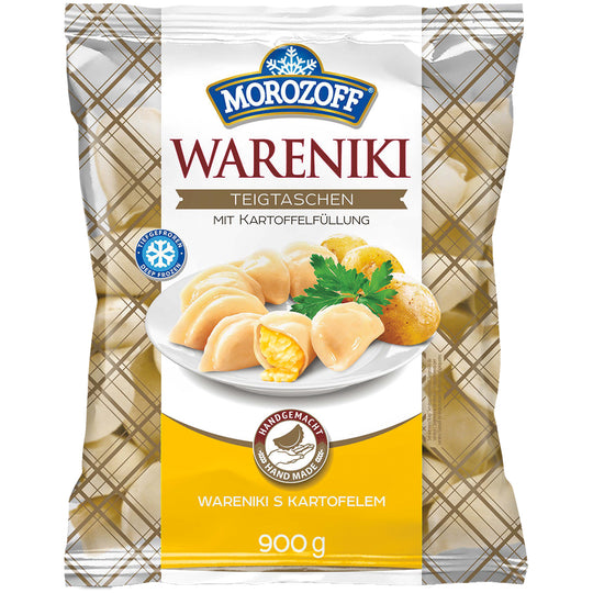 "MOROZOFF" Chaussons farcis "Wareniki" aux pommes de terre, surgelées