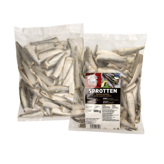 Sprats (Sprattus sprattus), sans tête, vidés, surgelé