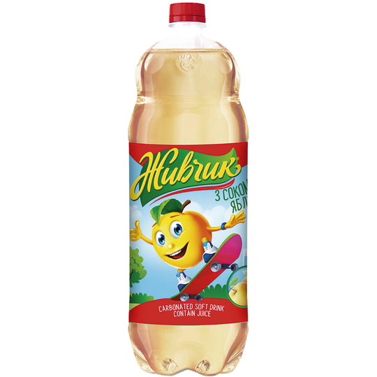 "ZHIVCHIK" Boisson rafraîchissante gazeuse au goût de pomme