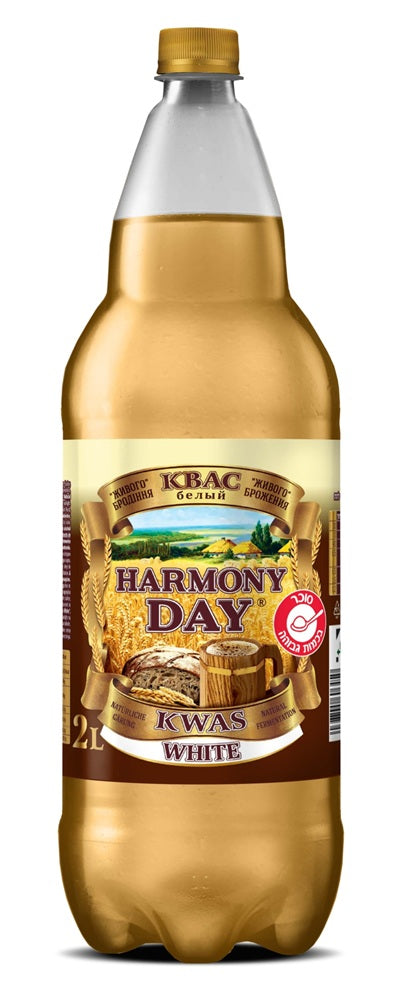 "HARMONY DAY" Boisson maltée sans alcool "Kvas White", pasteurisée. Fermentation naturelle.