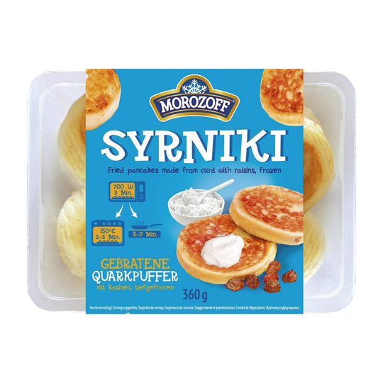 Morozoff Syrniki au tvorog et raisins surgelés 360 g