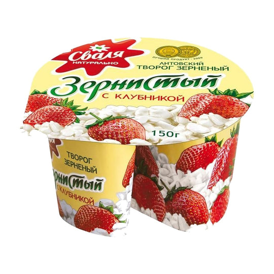 Svalya Dessert au fromage frais à la fraise 150 g