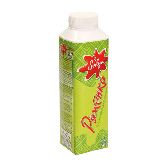 Svalya Ryazhenka lait fermenté 3,2 % 500 g