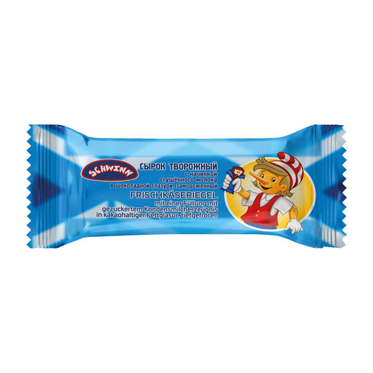 Buratino Schwinn Barre au fromage frais au lait concentré 45 g