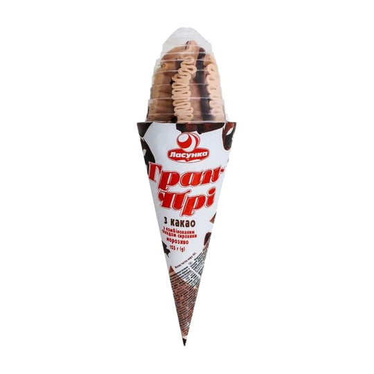 Lasunka Glace chocolat sauce cacao en cornet 290 ml