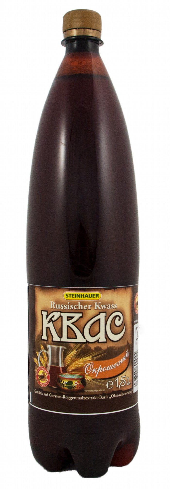 Boisson rafraîchissante à base dextrait de malt dorge et de seigle Kwas Okroschetchnyj