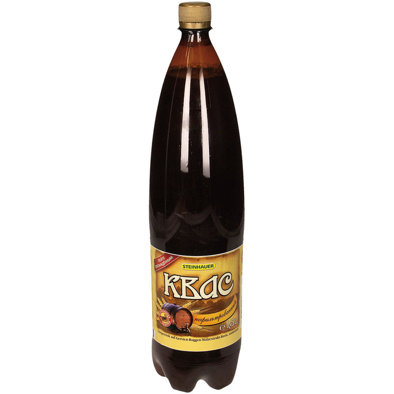 Boisson fermentée à base dextrait de malt dorge et de seigle, naturellement trouble Kwas