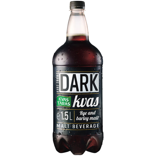 Boisson fermentée "Kwas Taras Black" à base dextrait de seigle, dorge et de malt