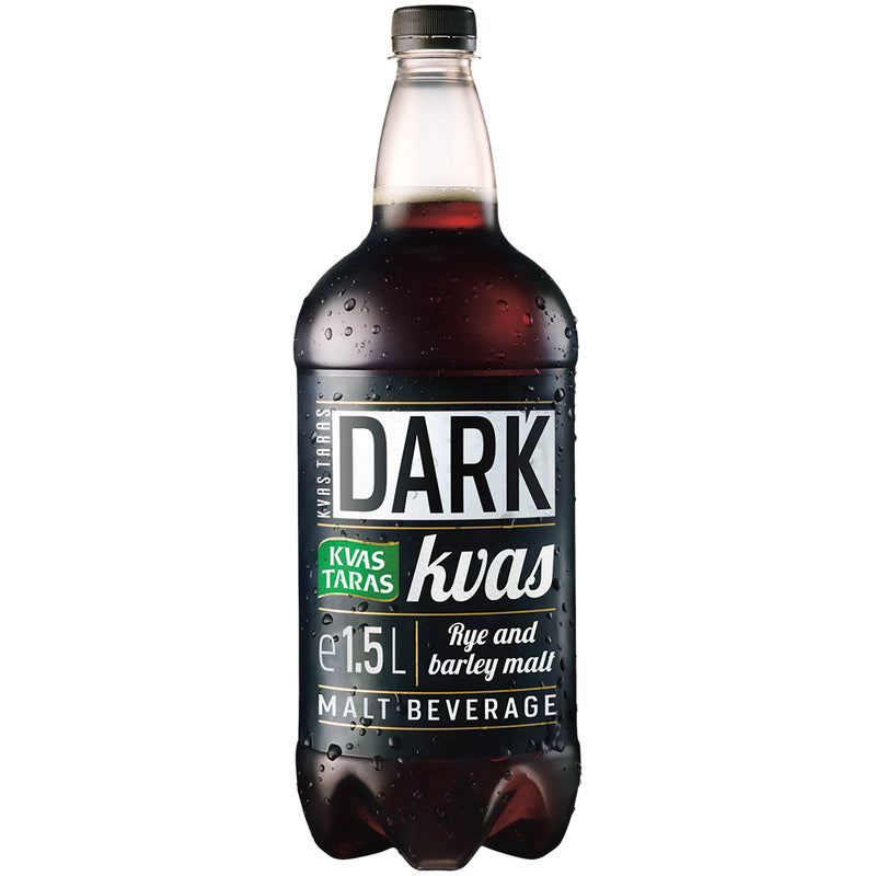 Boisson fermentée "Kwas Taras Black" à base dextrait de seigle, dorge et de malt