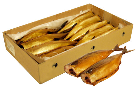 Maquereau salé, fumé à froid