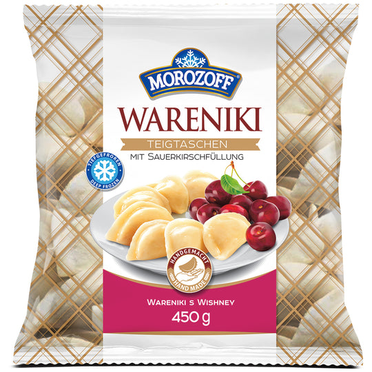 "MOROZOFF" Chaussons farcis " Wareniki " aux griottes, surgelées