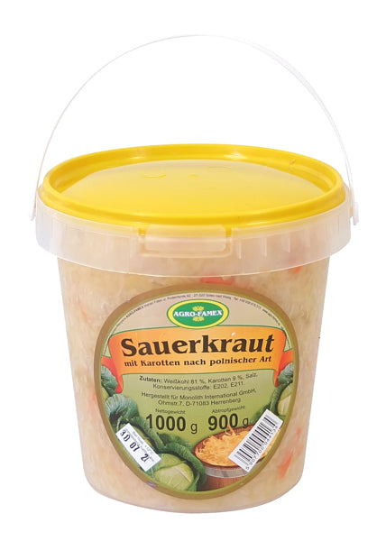 Choux fermentés à carotte