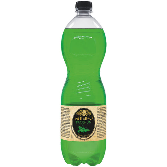 "SULIKO" Boisson gazeuse rafraîchissante au goût destragon.