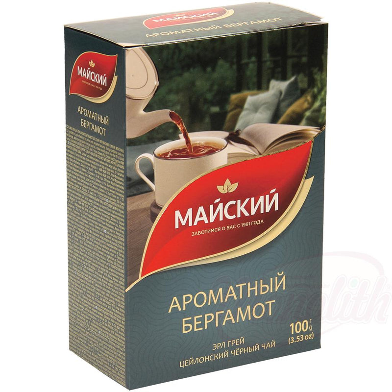 Thé noir à la bergamote (Earl Grey) Majskij – 100 g