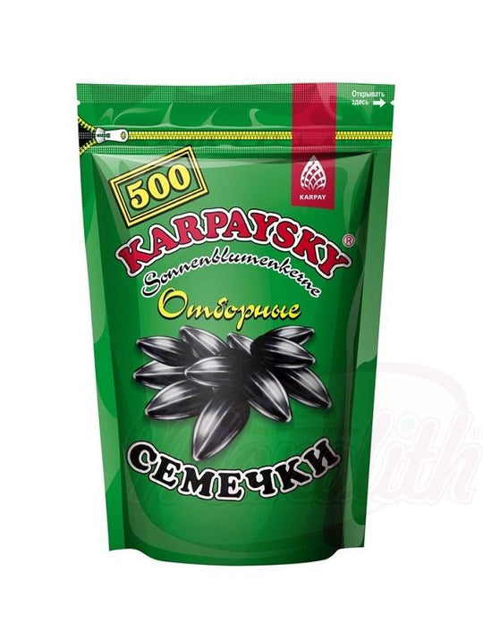 Karpaysky Семечки подсолнечника чёрные жареные 500 г