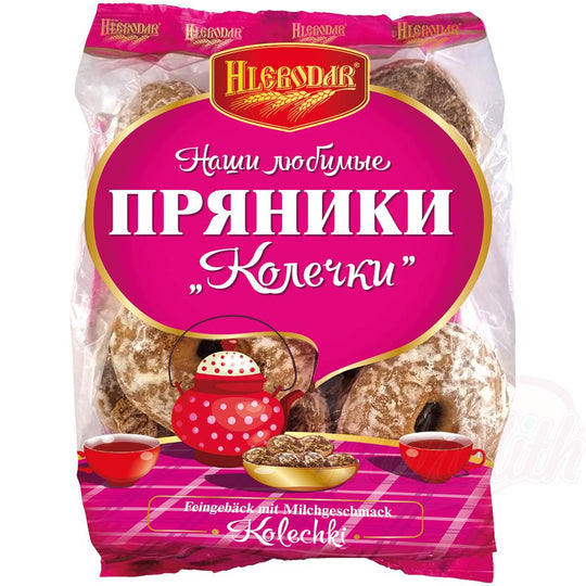 Hlebodar – Pryaniki Kolechki au goût de lait – 400 g