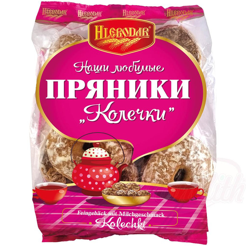 Hlebodar – Пряники Колечки со вкусом молока – 400 г