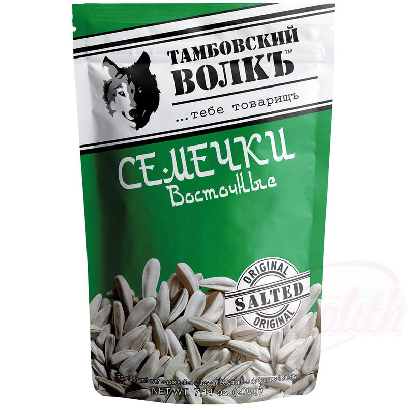 Tambovskij Volk – Graines de tournesol blanches grillées et salées – 200 g