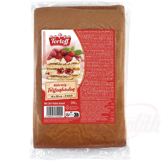 TORTOFF – Fond de tarte rond 24cm x3 – 350 g