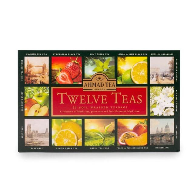 Ahmad Tea – Coffret assortiment de 12 thés – 60 sachets