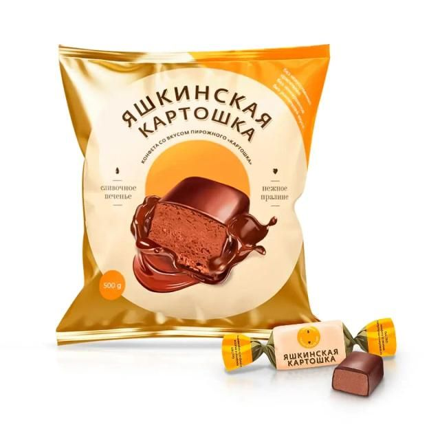 KDV Яшкинская Картошка Конфеты 500 Г