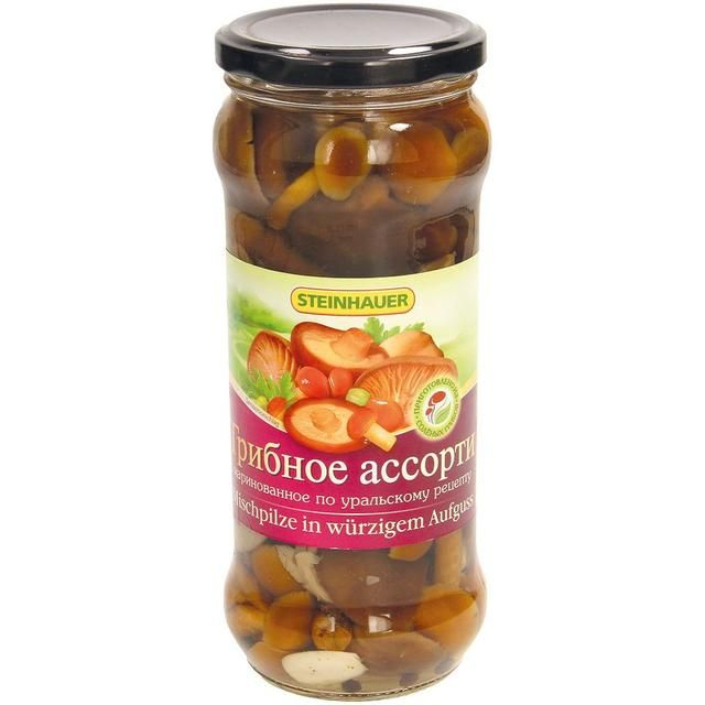 Steinhauer Champignons mixtes marinés 530g