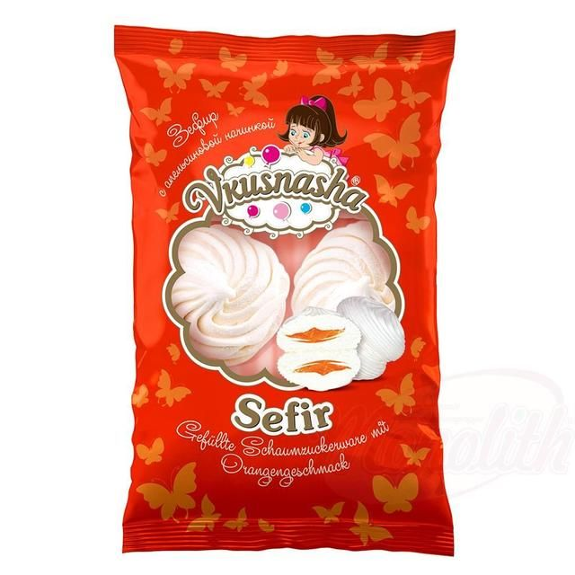 Zefir Z Pomarańczowym Nadzieniem Wkusniasza” 350g
