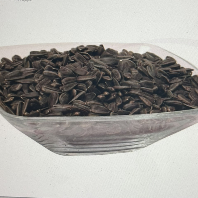 Graines de tournesol noires non grillées (vrac)