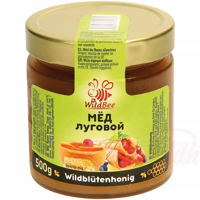 WildBee – Miel de fleurs sauvages “Lugovoj” (500g)