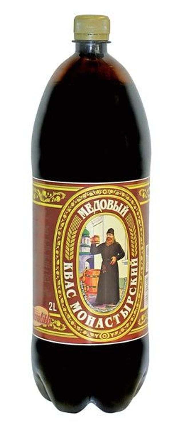 Monolith Kvass "Monastyrsky" With Honey, 2 L