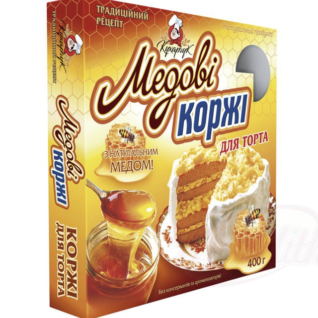 KUCHARCHUK Fond de gâteau miel 400 g