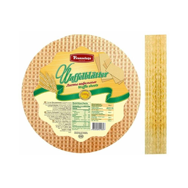 Feuilles à gaufre rondes 100 g
