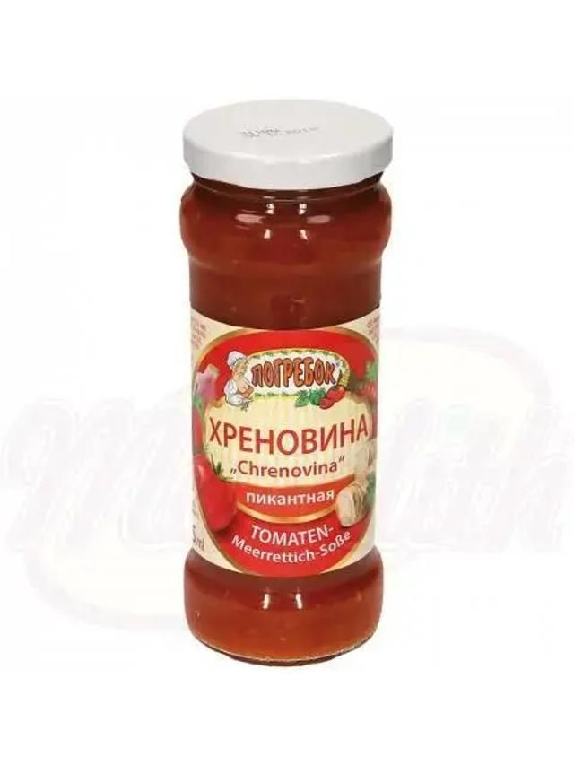 Pogrebok Tomaten – Meerrettich Sauce Chrenovina 295 ml