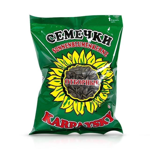 Graines de tournesol noires grillées (avec coque) 380 g – KARPAYSKY