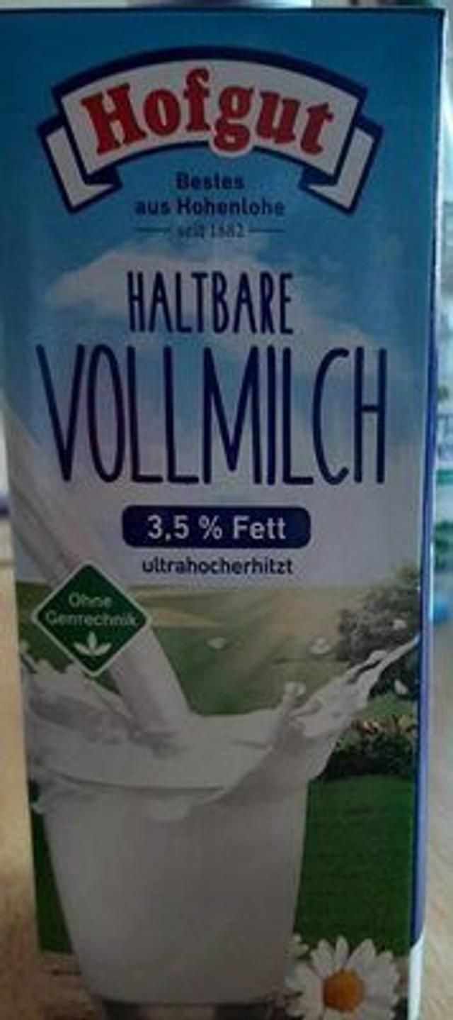 Hofgut H – Vollmilch 3,5% Fett Pack 1000