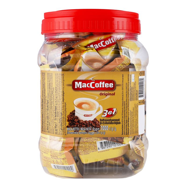 MacCoffee Напій Кавовий Розчинний 3в1 Original П – б 50х20г