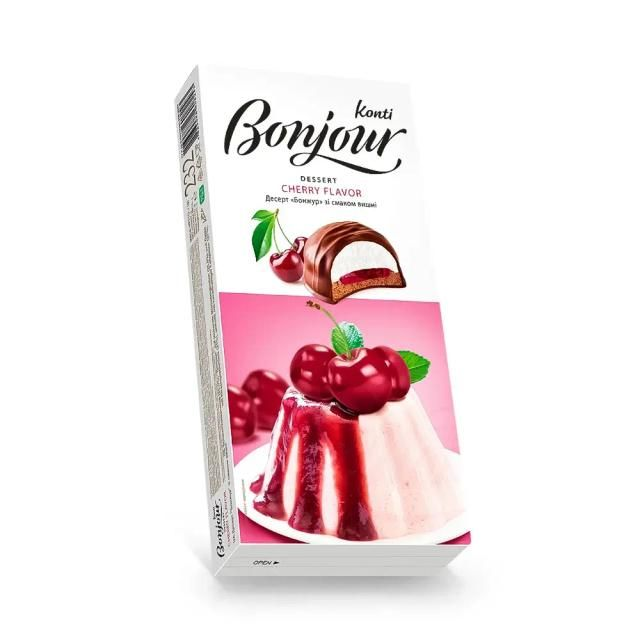 Multi Tastes BONJOUR Konti Deserts Ar Ķiršu Garšu Ukraina 232g (1/9)