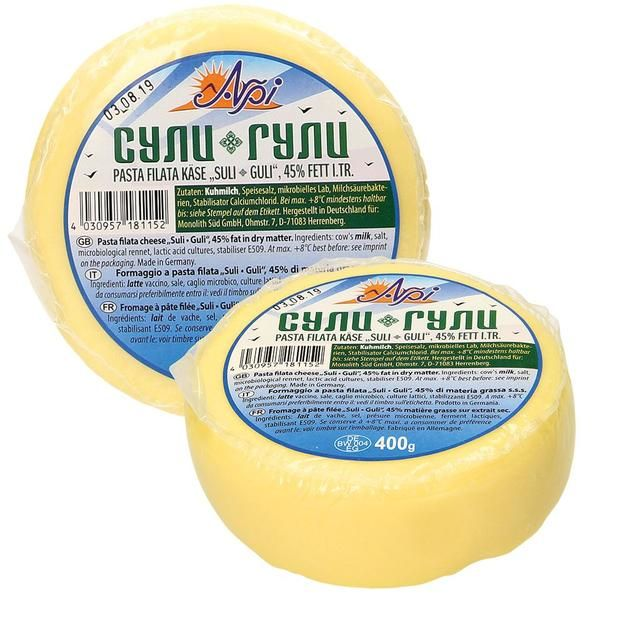 Monolith Pasta Filata Cheese Suli – guli, 45% Fat, 400g