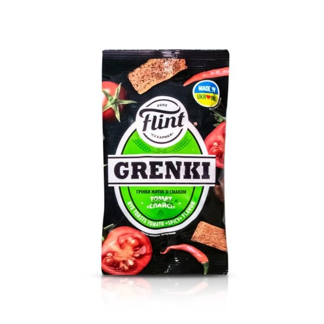 Flint Grenki Tomato Spicy 80 g