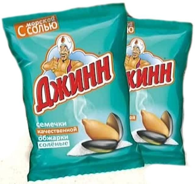 Семечки Подсолнечные Джинн Жареные С Морской Солью 350 Г