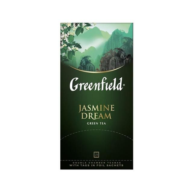 Greenfield Jasmine Dream – Thé vert au jasmin – 25 sachets