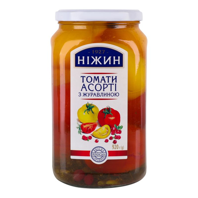 Tomates assorties aux airelles 920 g