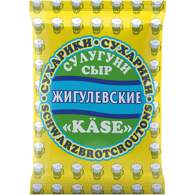 Zhiguljovskie suhariki – Croûtons goût fromage (50 g)