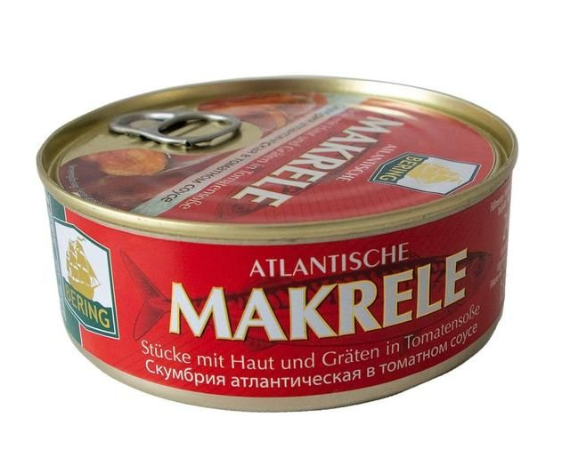 Bering – Morceaux de maquereau à la sauce tomate – 240 g