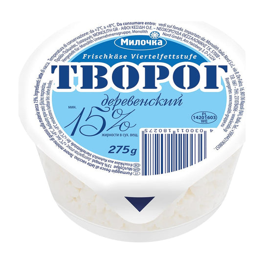 Milochka Tvorog fermier 15 % 275 g