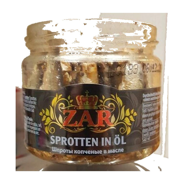 Zar Sprats fumés à l'huile 250 g