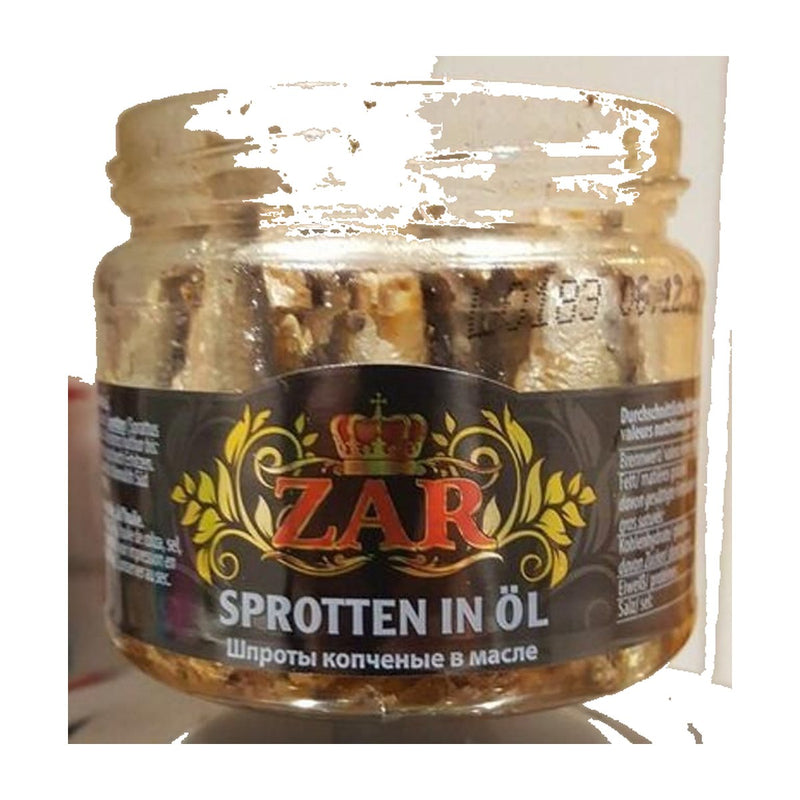 Zar Sprats fumés à l'huile 250 g