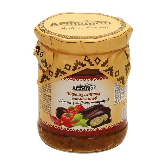Armen Jan Préparation d'aubergines hachées 460 g