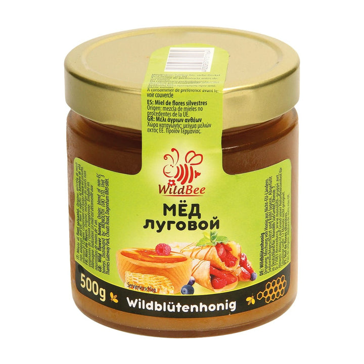 WildBee Miel de fleurs de prairie 500 g