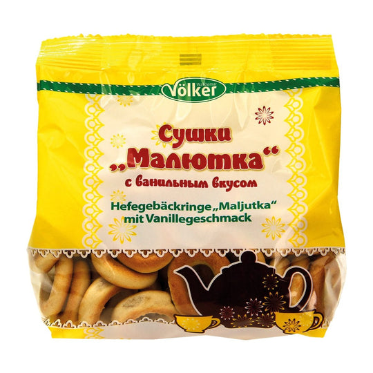 Waldemar Völker Biscuits anneaux Malutka à la vanille 180 g